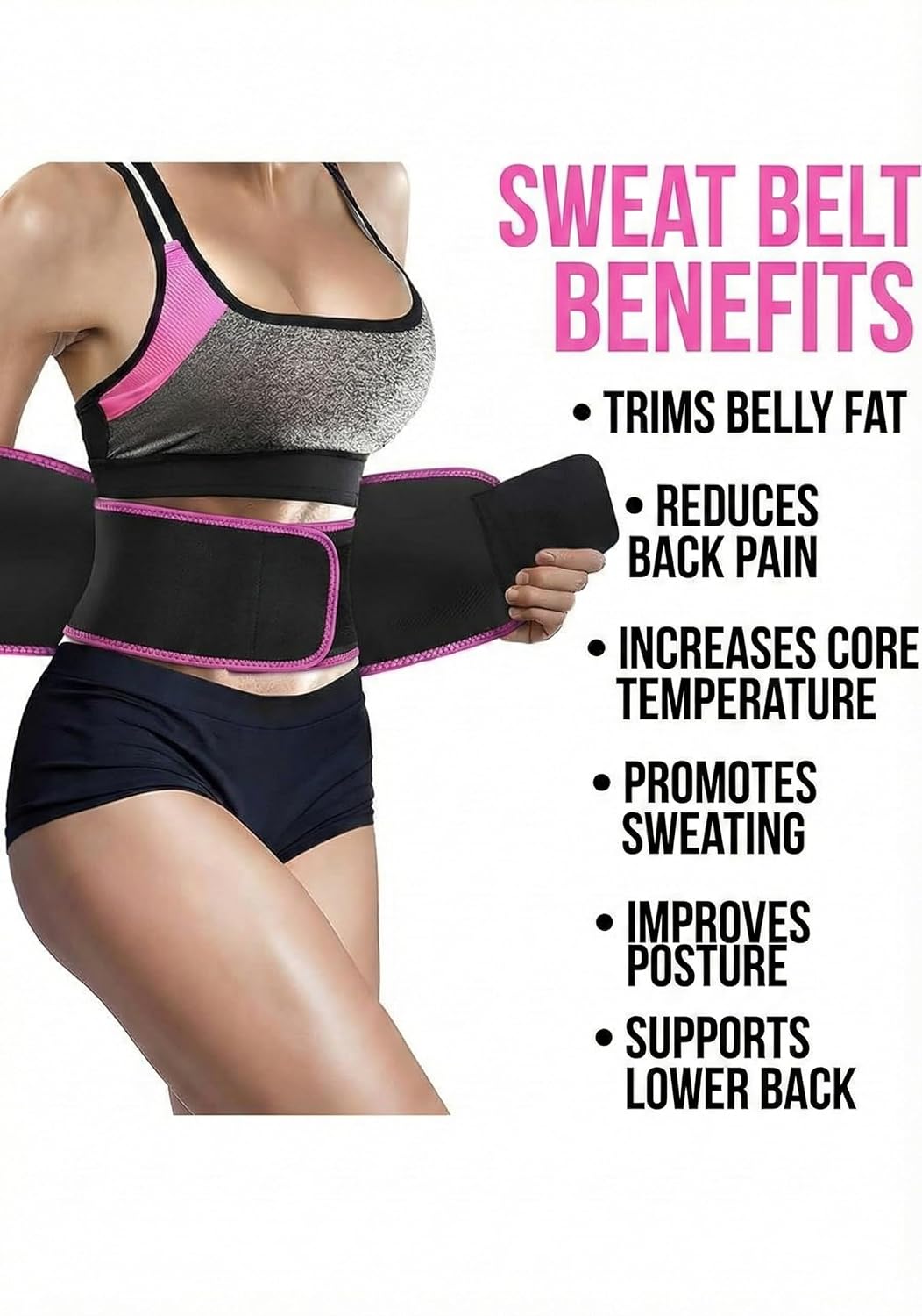 Sculpt and Sweat Waist Trimmer Belt